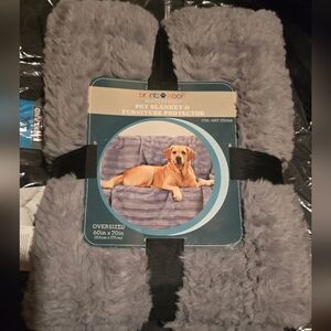 Brentwoof Oversized Waterproof Pet Blanket and Furniture Protector, Grey